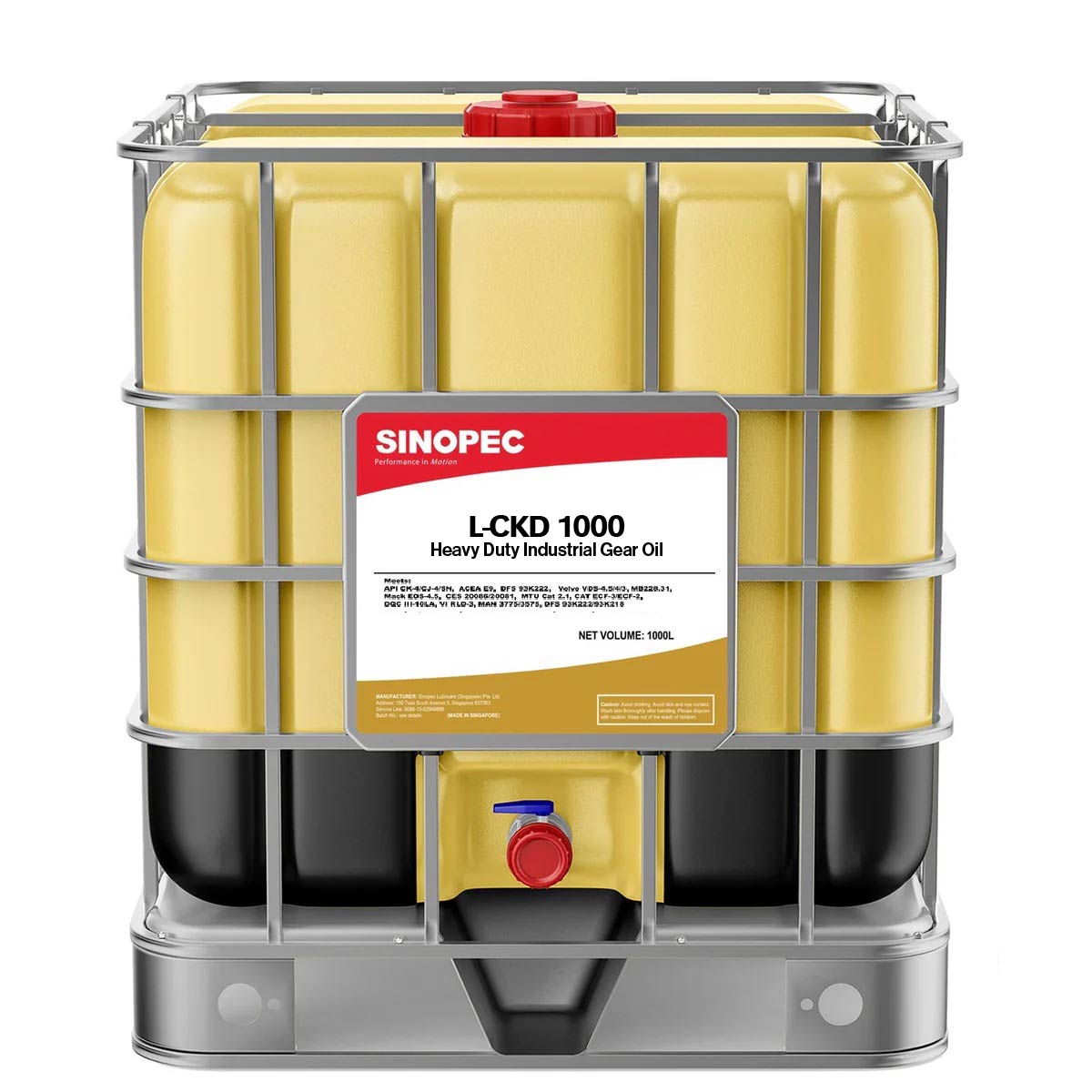 Gear 1000 | 1000L | L-CKD 1000 Heavy Duty Industrial Gear Oil - IBC