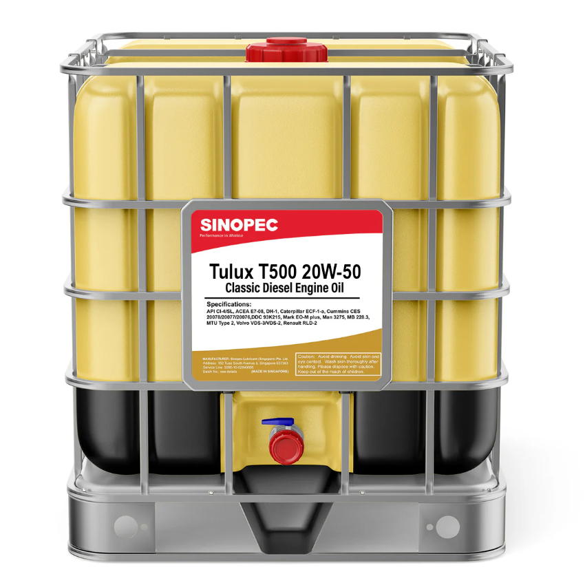 20W50 | 1000L | Tulux T500 20W50 E7 Diesel Engine Oil - IBC