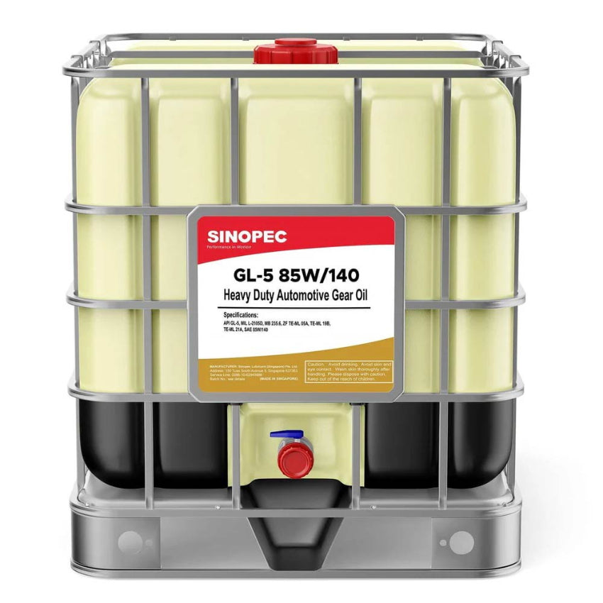 GL-5 85W140 Heavy Duty Automotive Gear Oil 1000L IBC