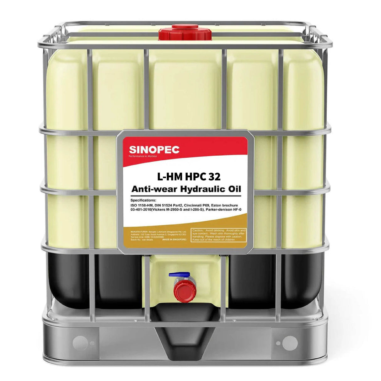 L-HM HPC ISO VG 32 Antiwear Hydraulic Oil 1000L IBC